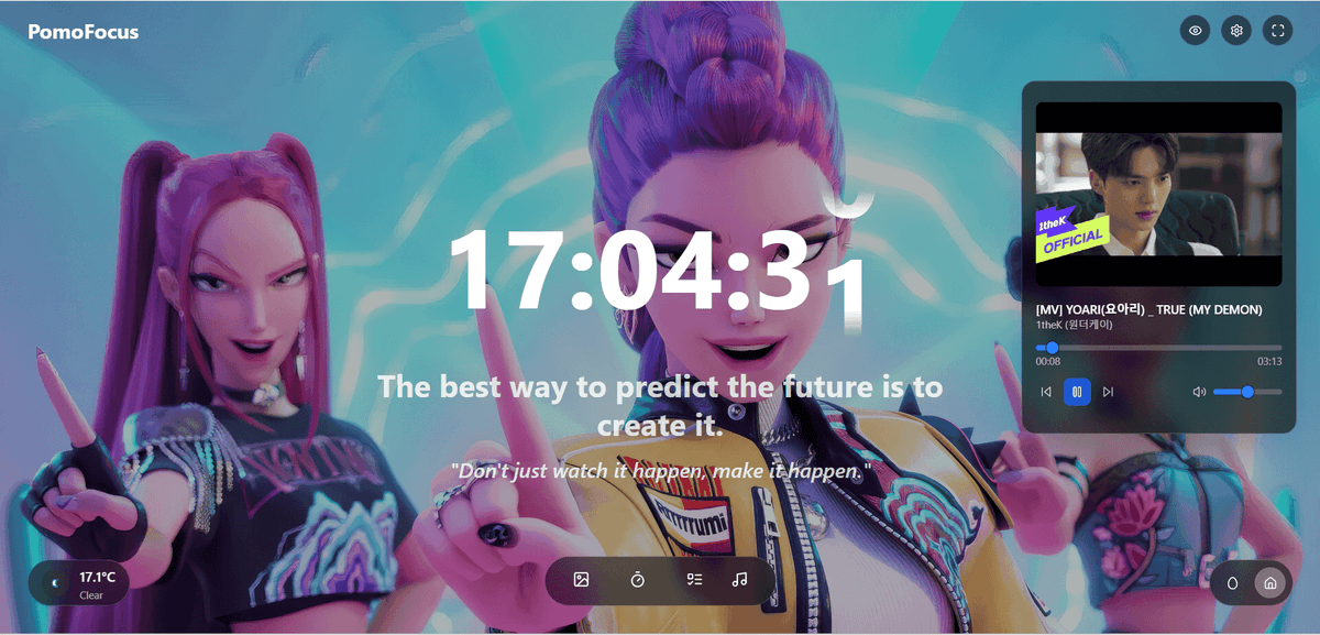 Pomodoro Timer Interface
